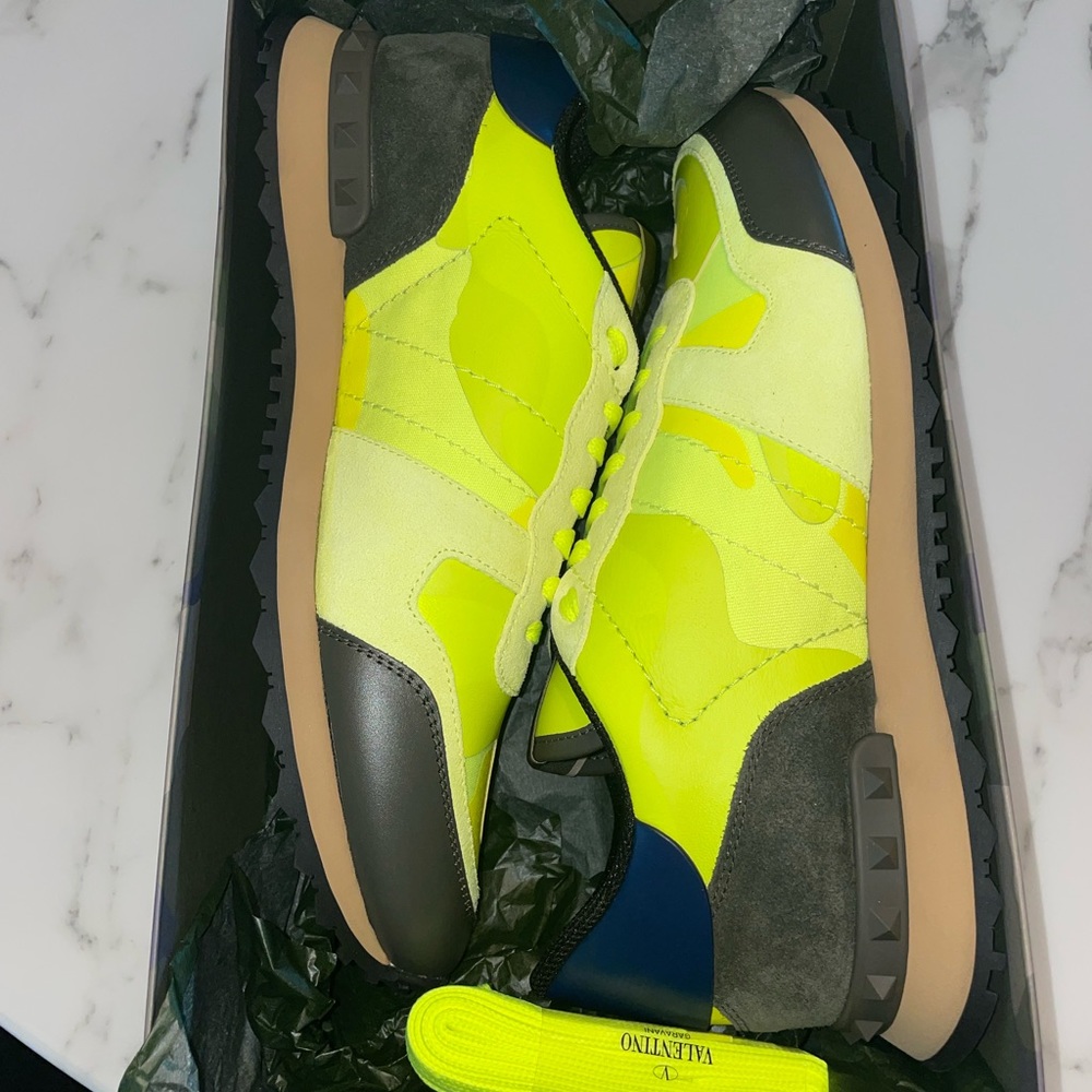 Brand New Neon Valentino Garavani Sneakers
